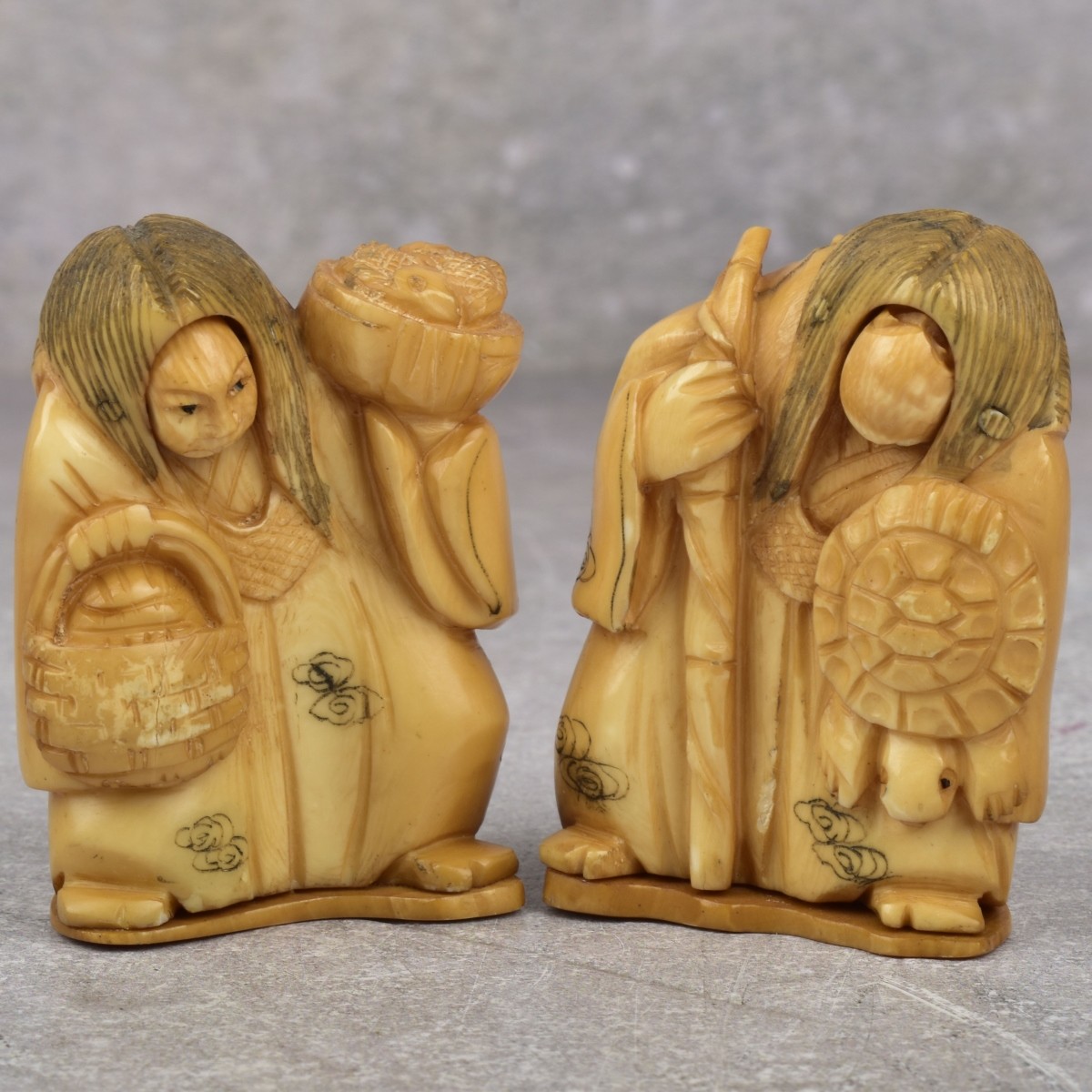 Antique Chinese Carved Netsuke's