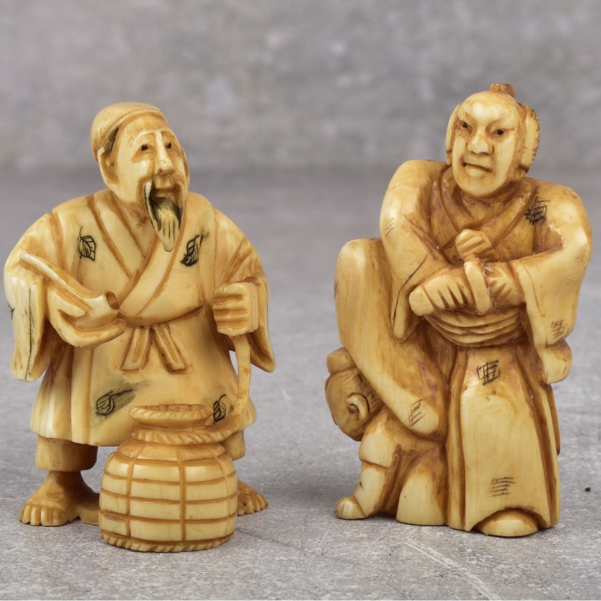 Antique Chinese Carved Netsuke's