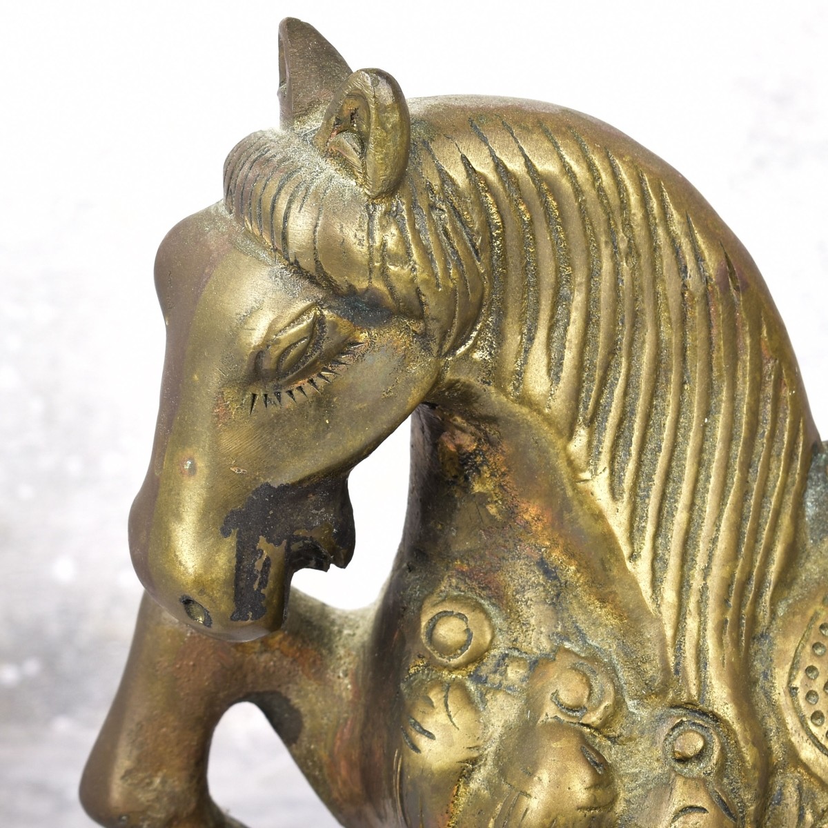 Vintage Chinese Horse Sculptures