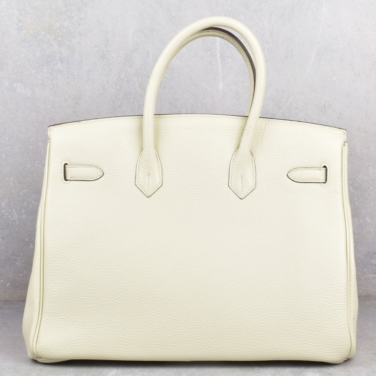 Replica Hermes Birkin Off-white Leather Bag