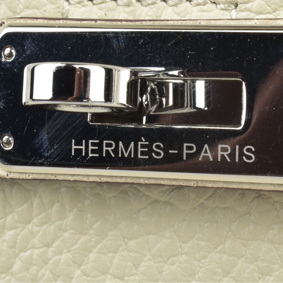 Replica Hermes Birkin Off-white Leather Bag
