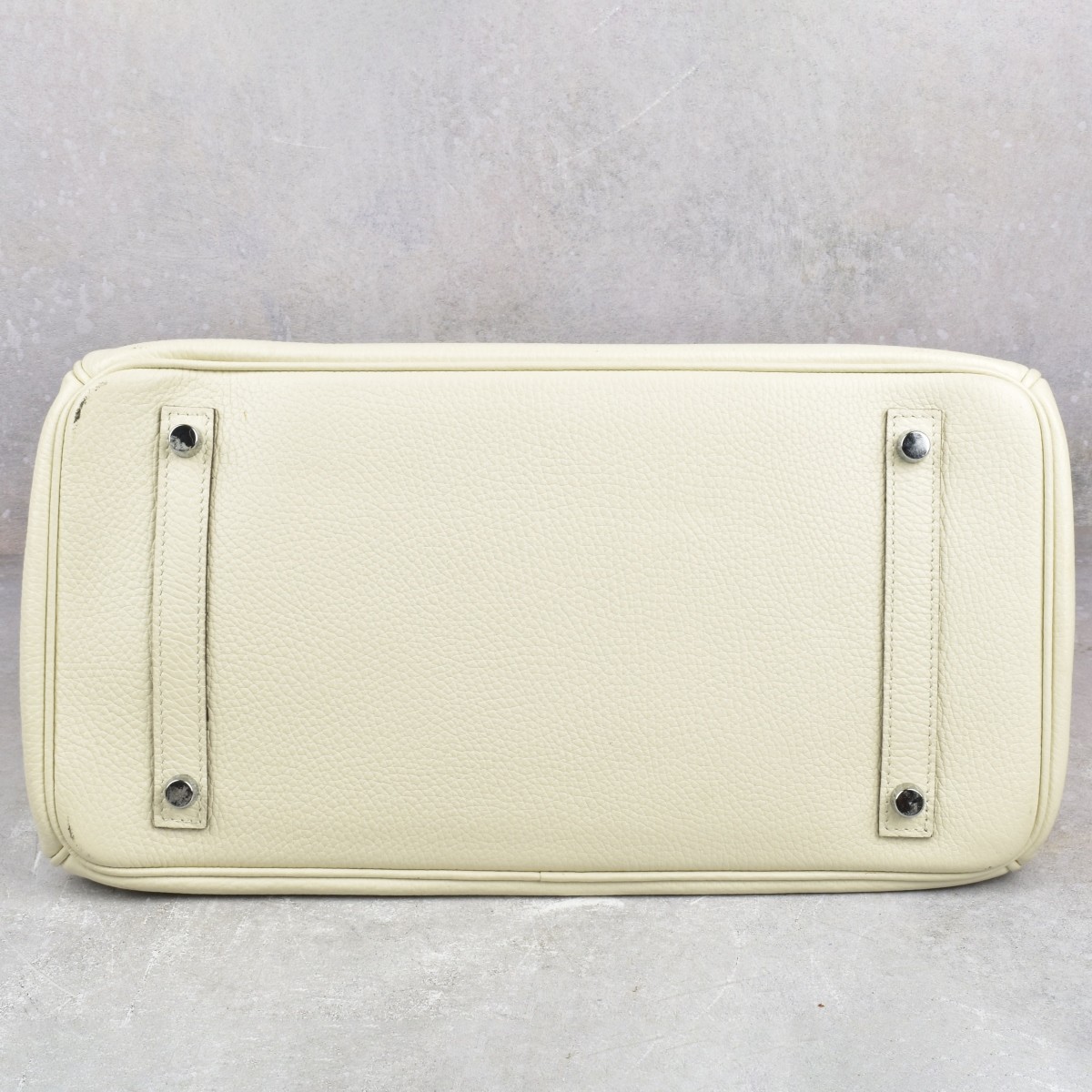 Replica Hermes Birkin Off-white Leather Bag