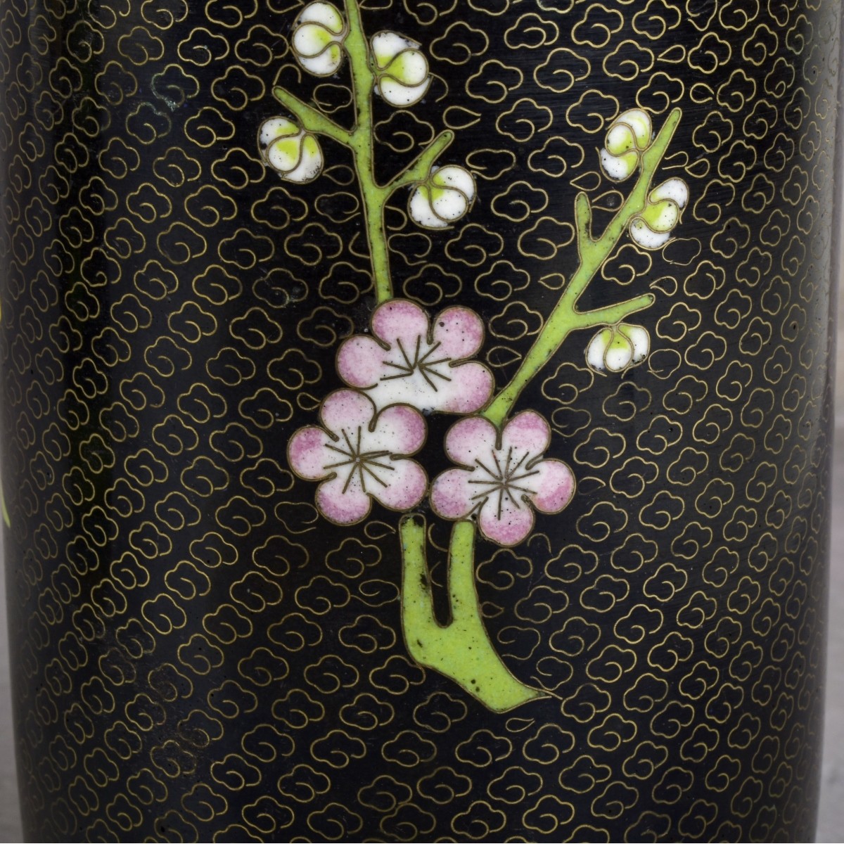 Pair of Chinese Cloisonne Vases