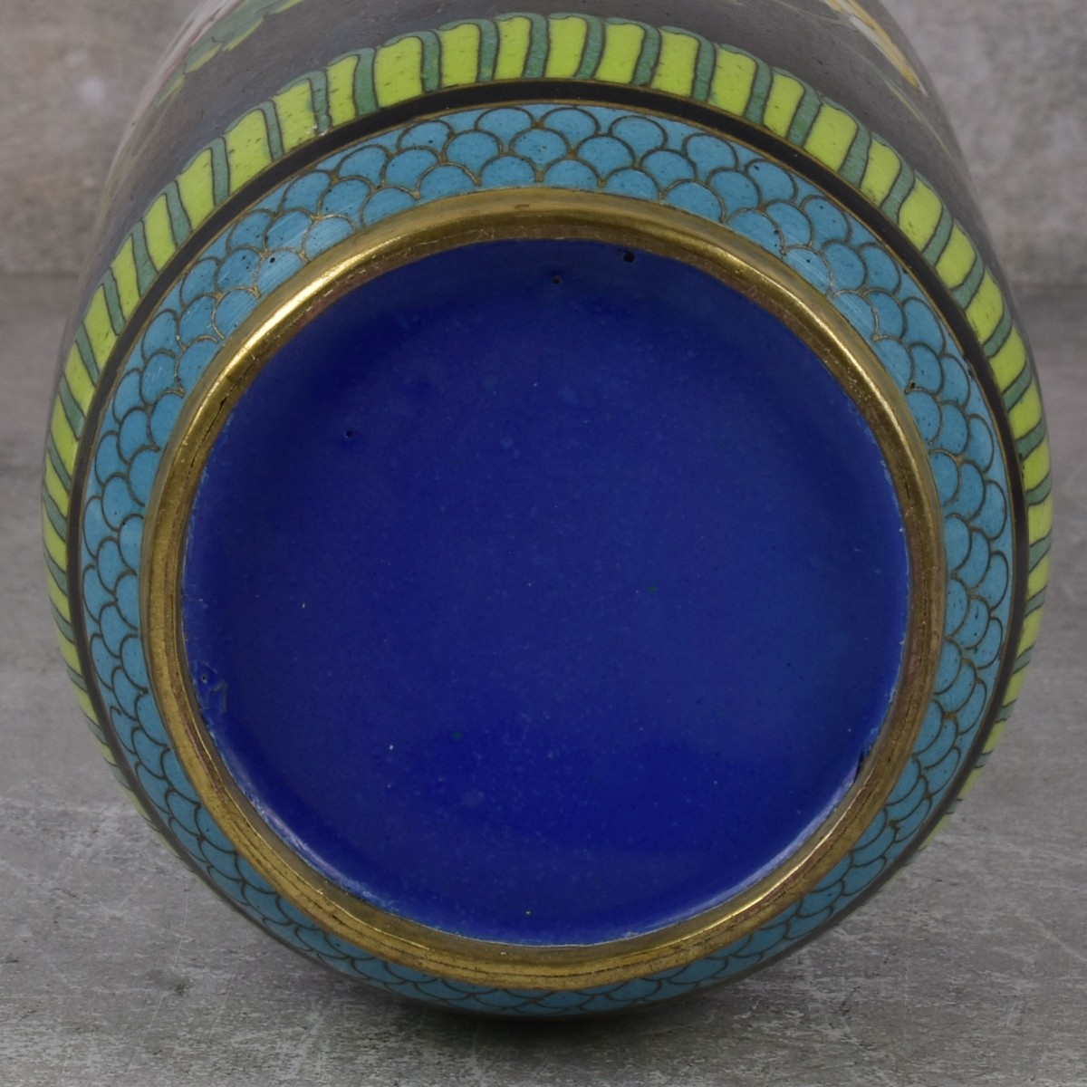 Pair of Chinese Cloisonne Vases