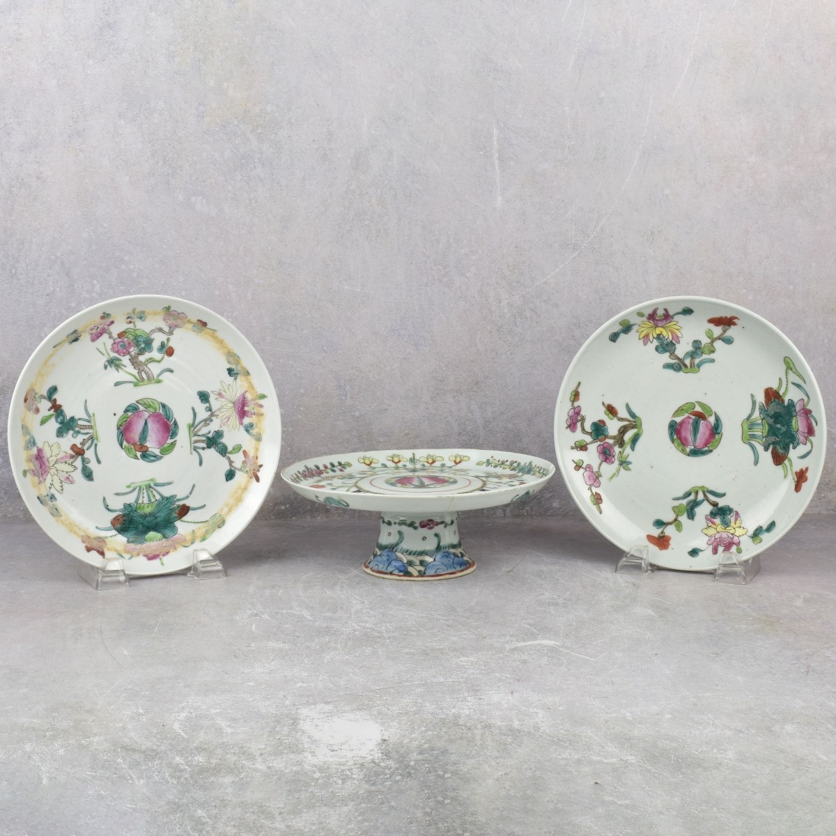 Antique Chinese Famille Rose Porcelain Pieces