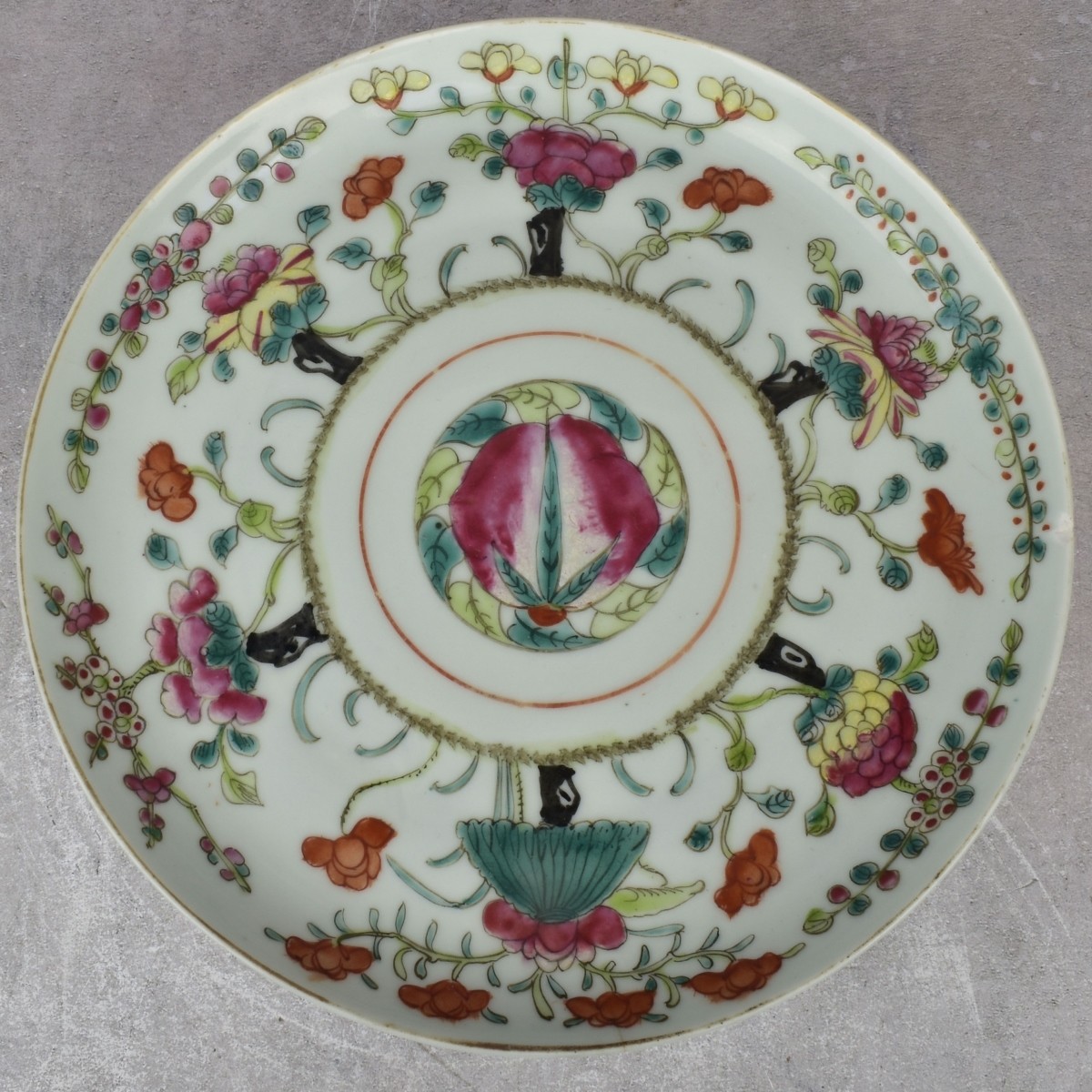 Antique Chinese Famille Rose Porcelain Pieces