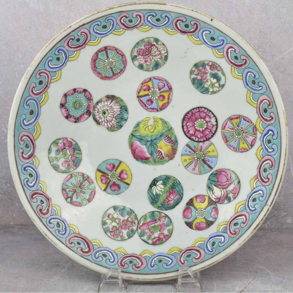 Vintage Chinese Famille Rose Porcelain Dishes