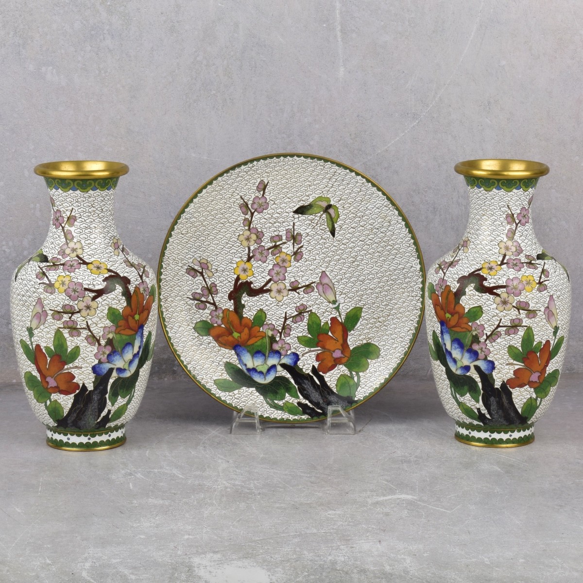 Chinese Cloisonne and Enamel Pieces
