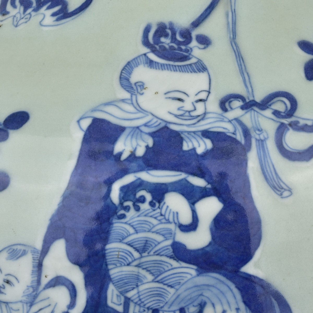 Large Vintage Chinese Blue and White Vase