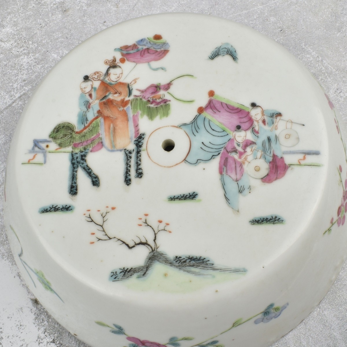 Antique Chinese Famille Rose Porcelain Food Pots