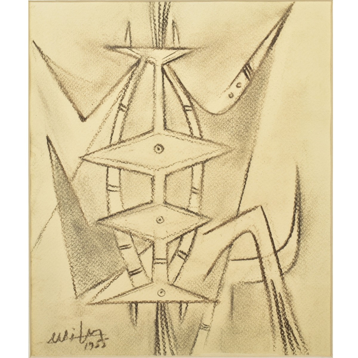 Attributed to: Wilfredo Lam, Cuban (1902-1982)