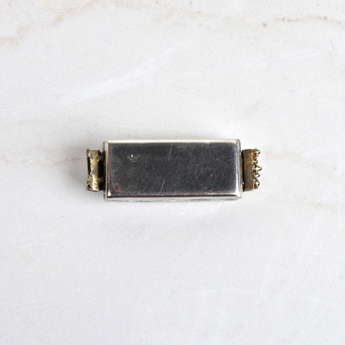 Art Deco Diamond and Platinum Watch Case