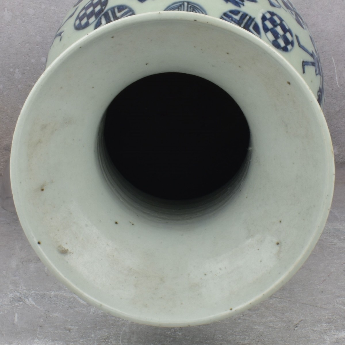 Chinese Blue and White Porcelain Vase.