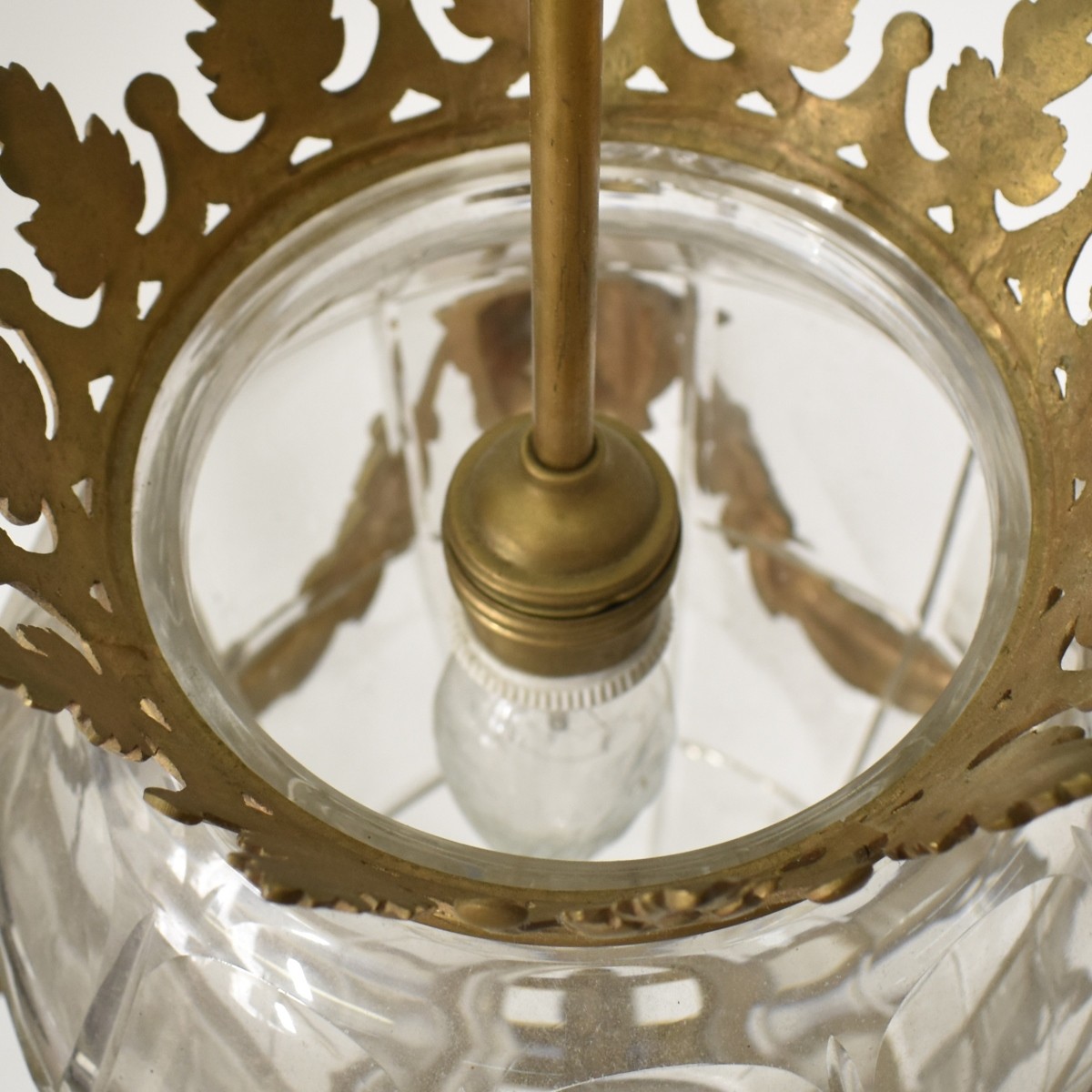 19/20th C. Empire Style Bronze Lantern