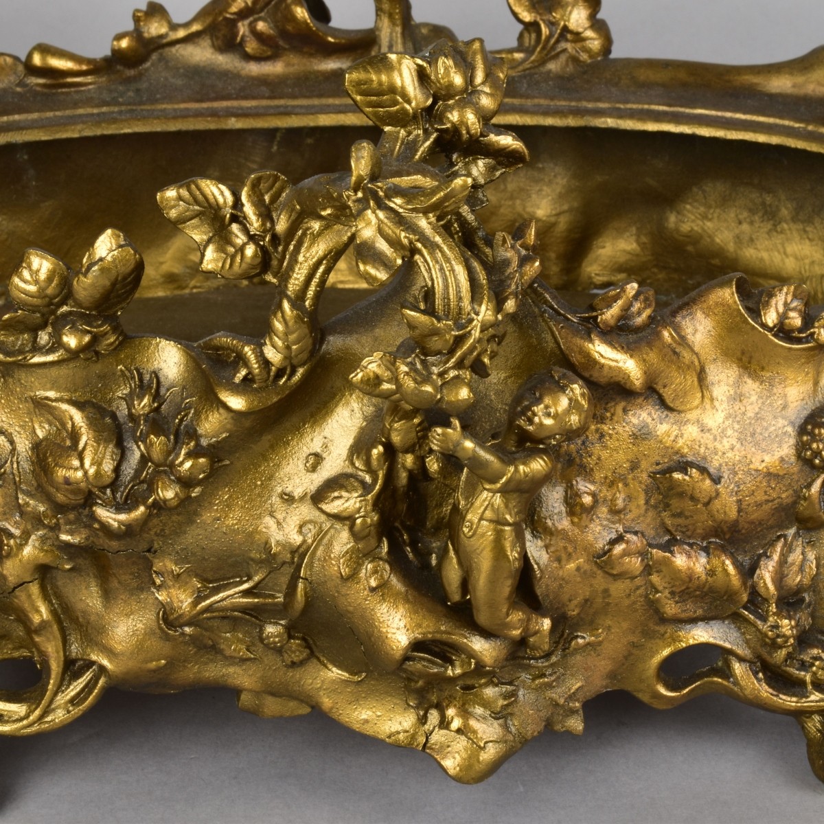 Antique French Gilt Metal Centerpiece