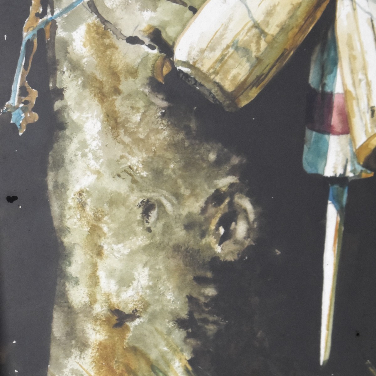 Vintage Watercolor Buoys Hanging