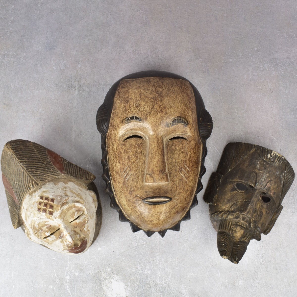 African Carved Wood Masks