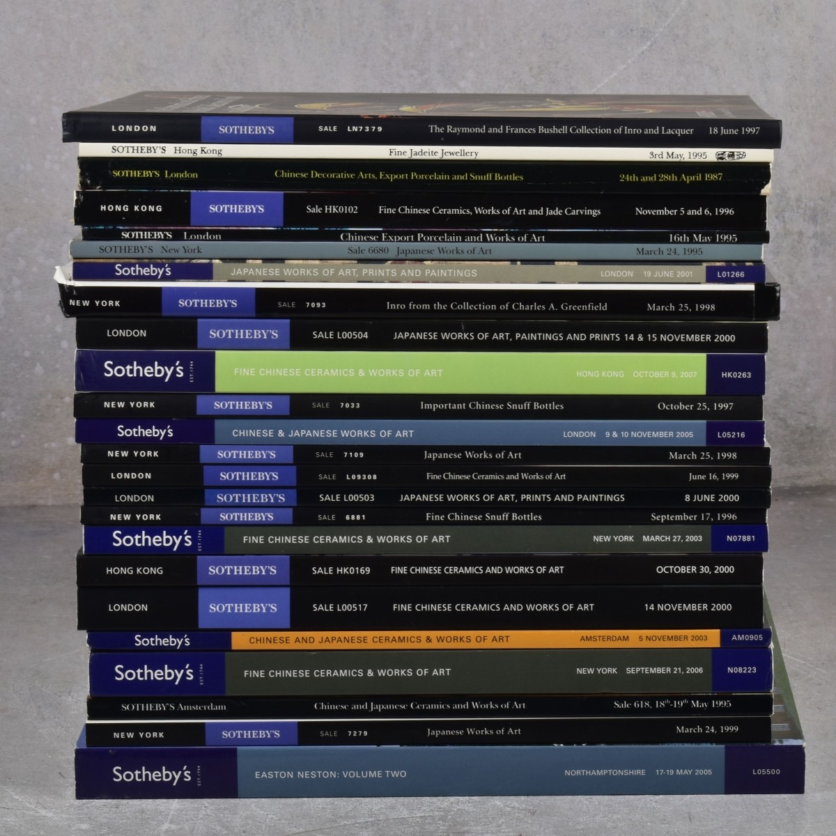 Sotheby's Auction Catalogs