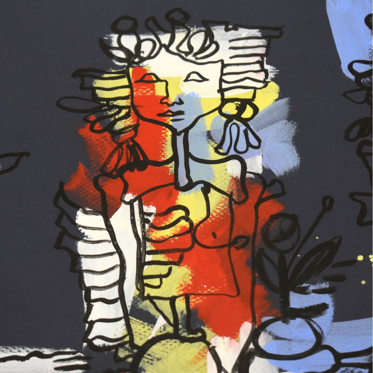 Attrib. to: Rene Portocarrero, Cuban (1912-1985)