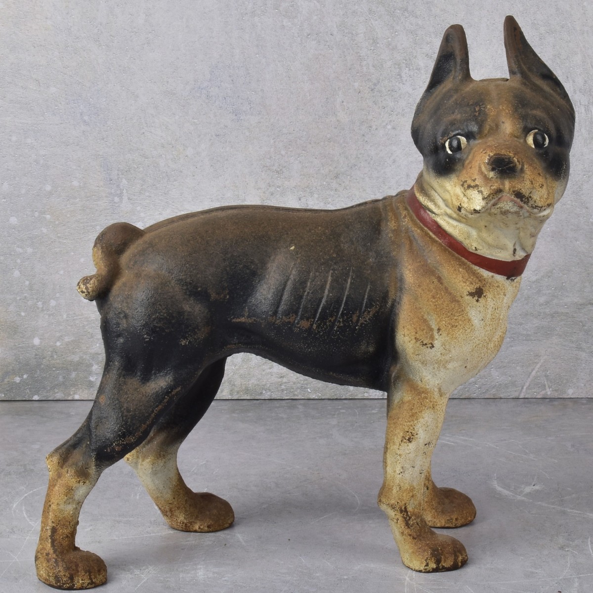 Boston Terrier Iron Door Stopper