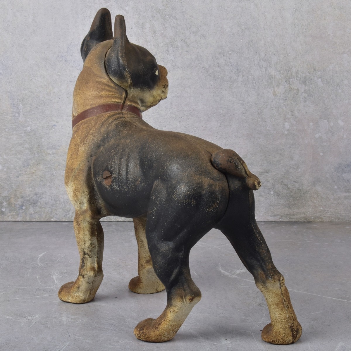 Boston Terrier Iron Door Stopper