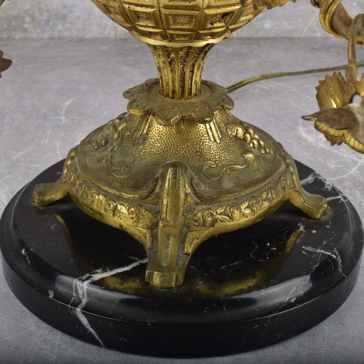 Vintage Gilt Bronze Candelabra