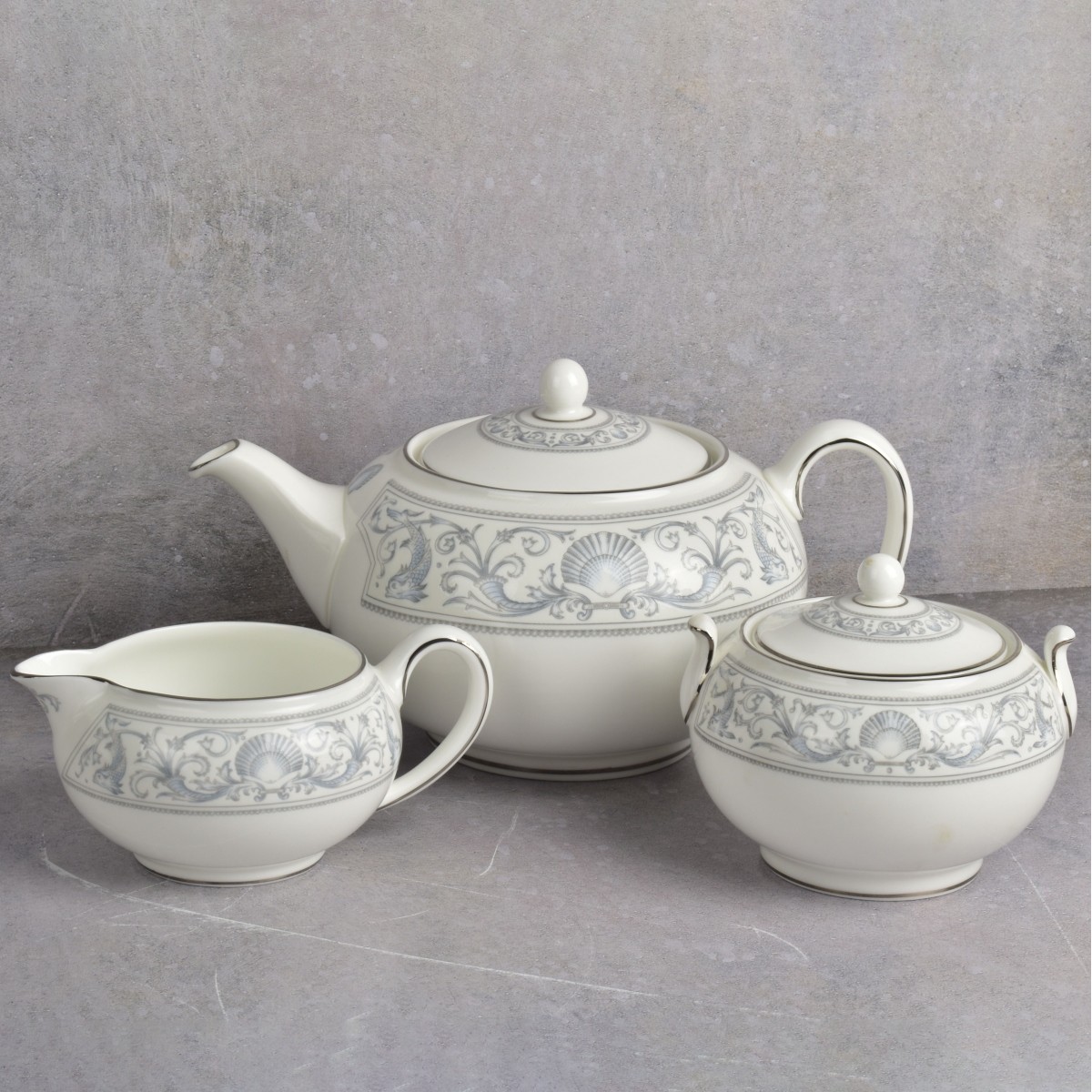 Wedgewood "Dolphin" Bone China Dinner Service