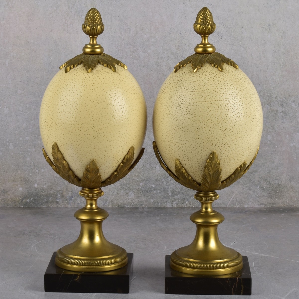 Pair of Faux Ostrich Eggs