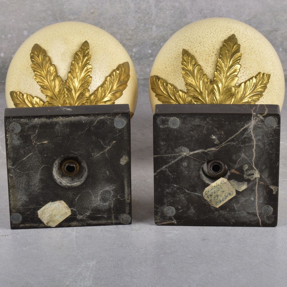 Pair of Faux Ostrich Eggs