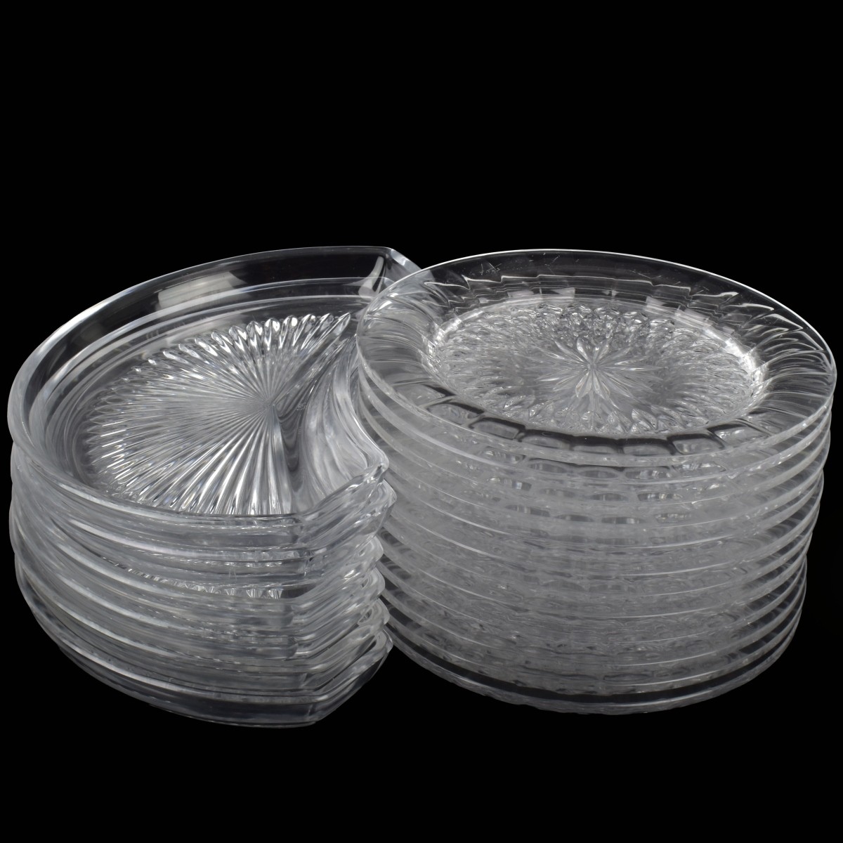 Val St. Lambert Cut Glass Pieces