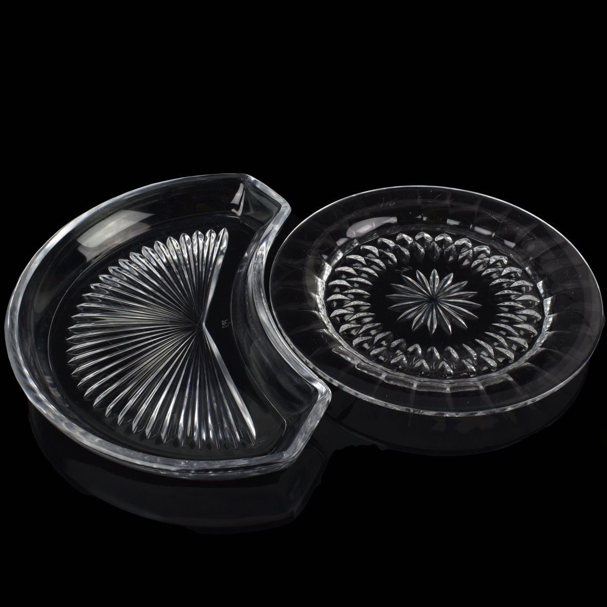 Val St. Lambert Cut Glass Pieces
