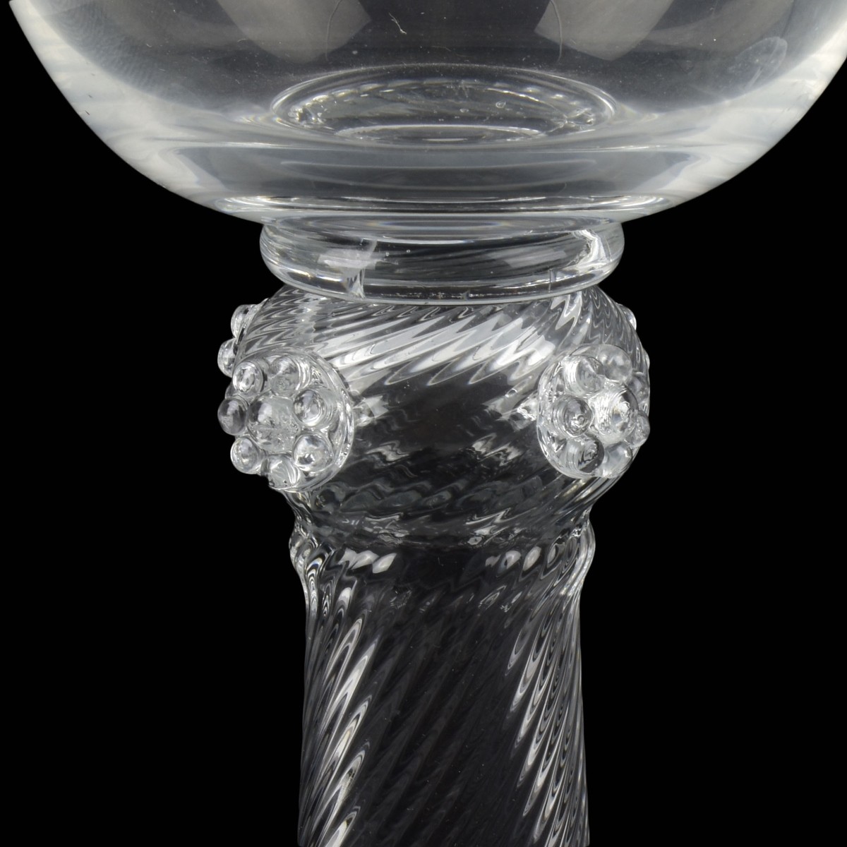 Antique Josephinenhutte Hand Blown Glasses