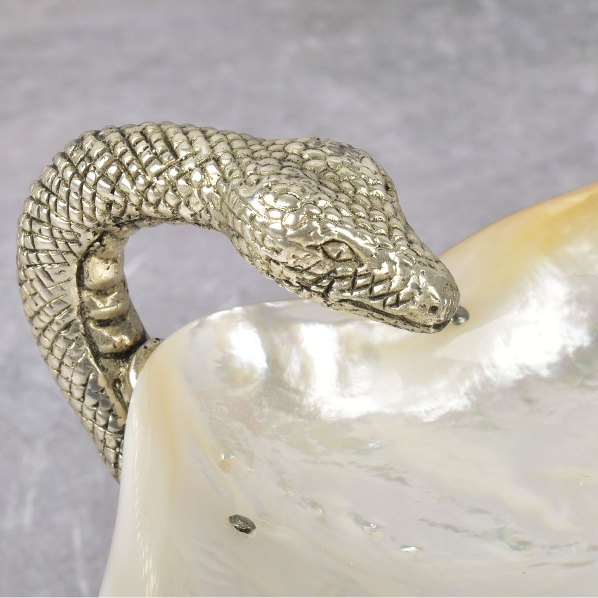 Vintage Arden Silver Plate Snake Sculptures