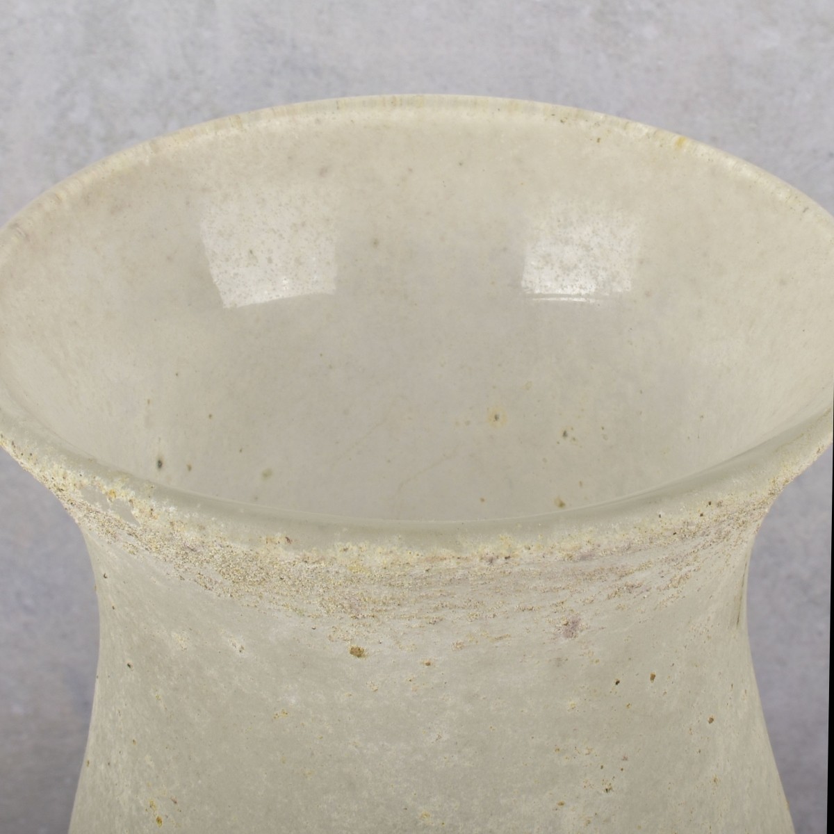Possible Seguso Murano Scavo Glass Vase