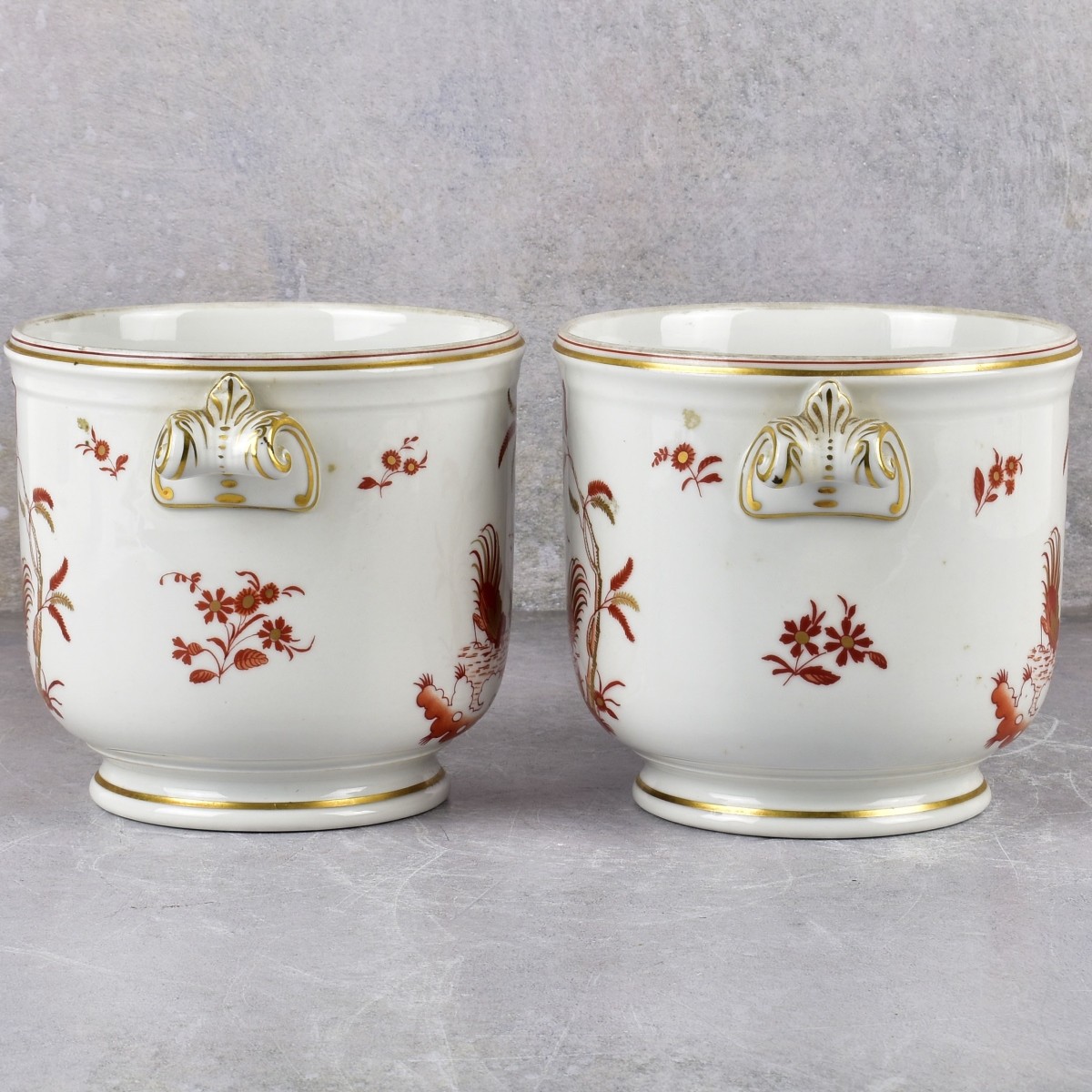 Vintage Richard Ginori Double Handled Planters