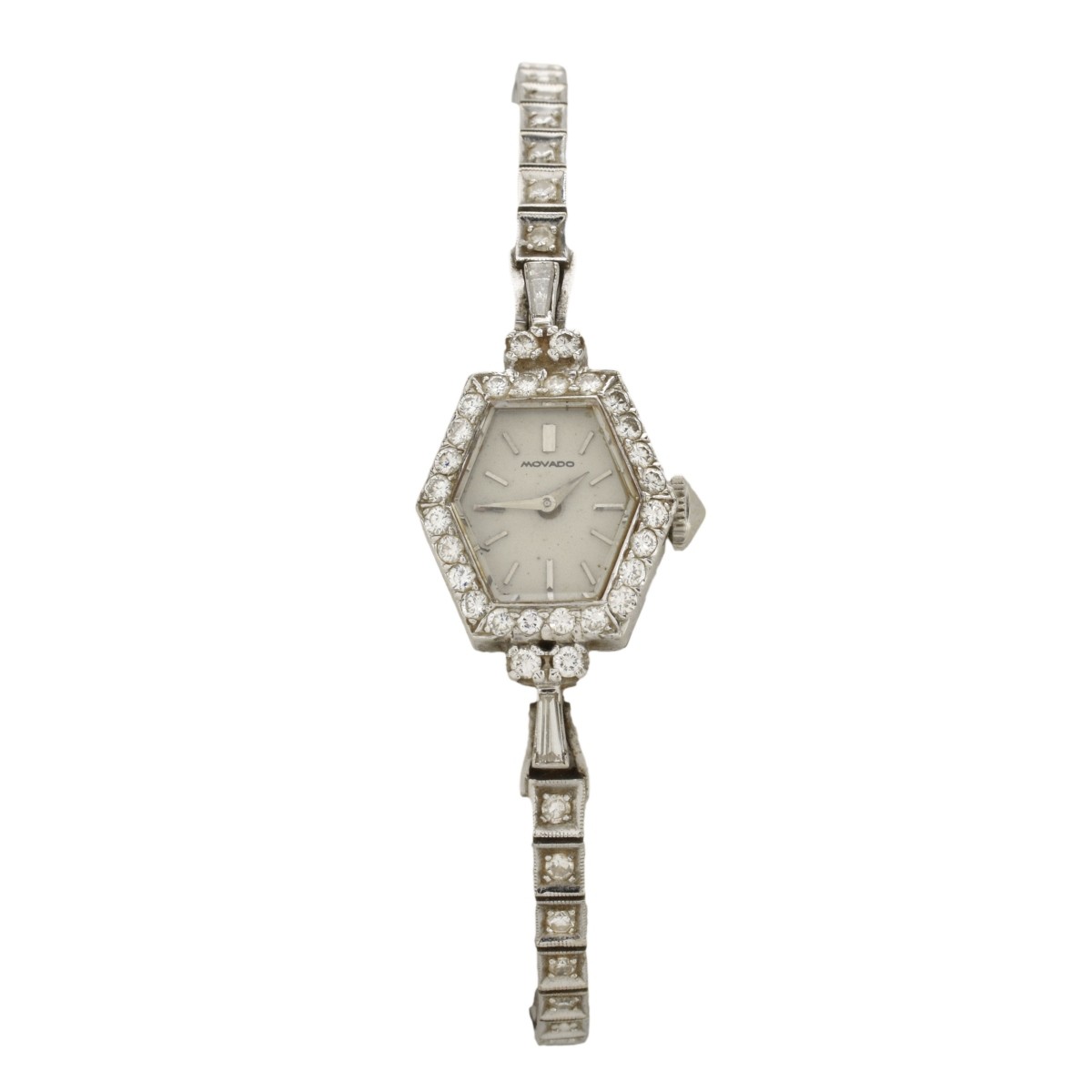 Movado Diamond and 14K Watch