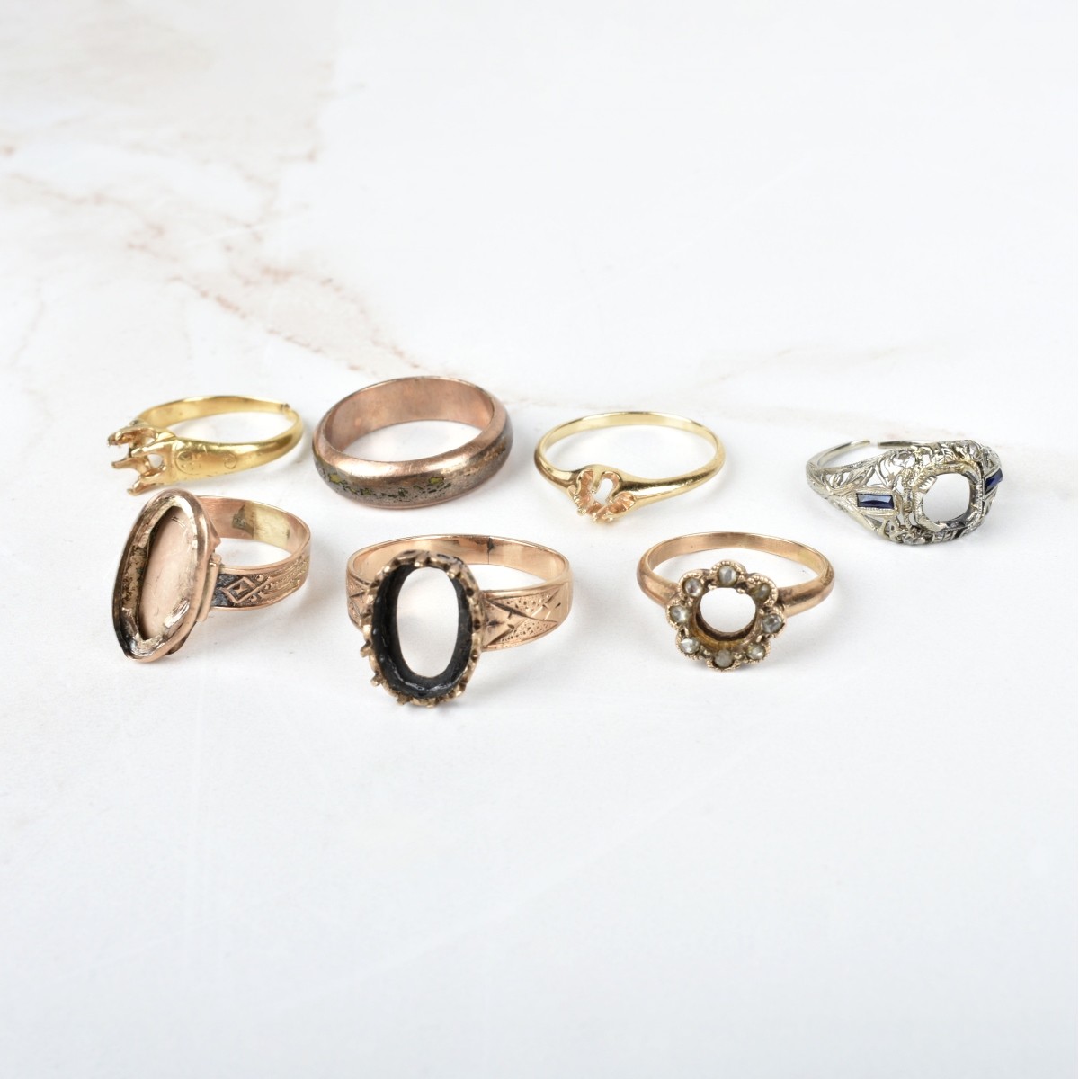 18K and 14K Rings