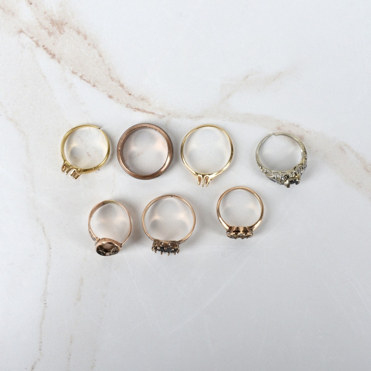 18K and 14K Rings