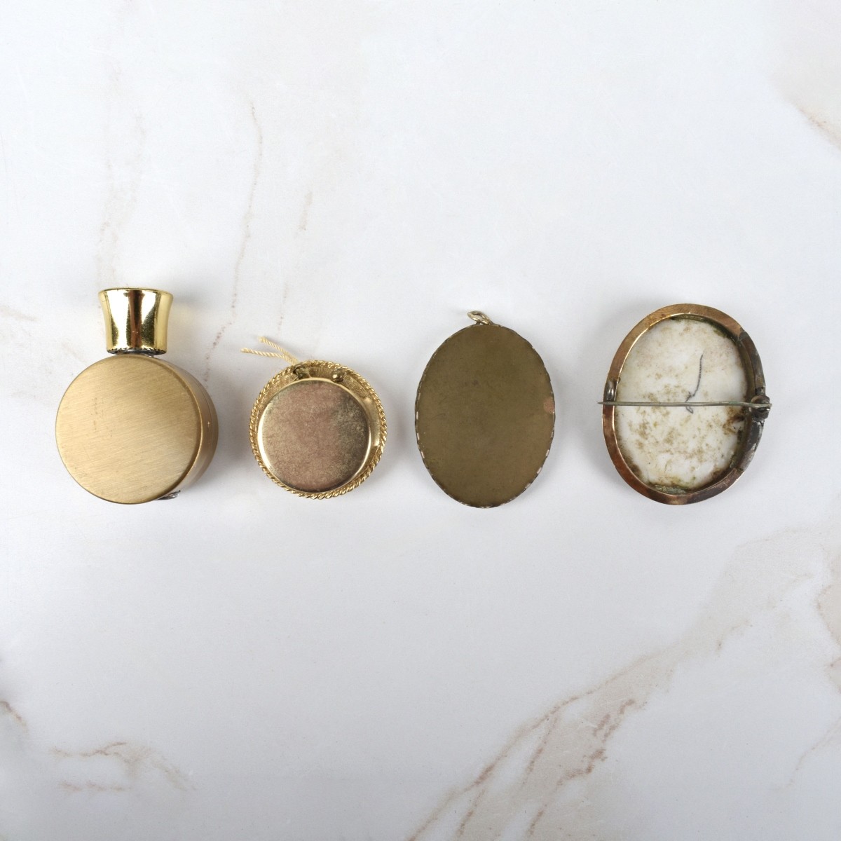 Perfume Bottles and Pins