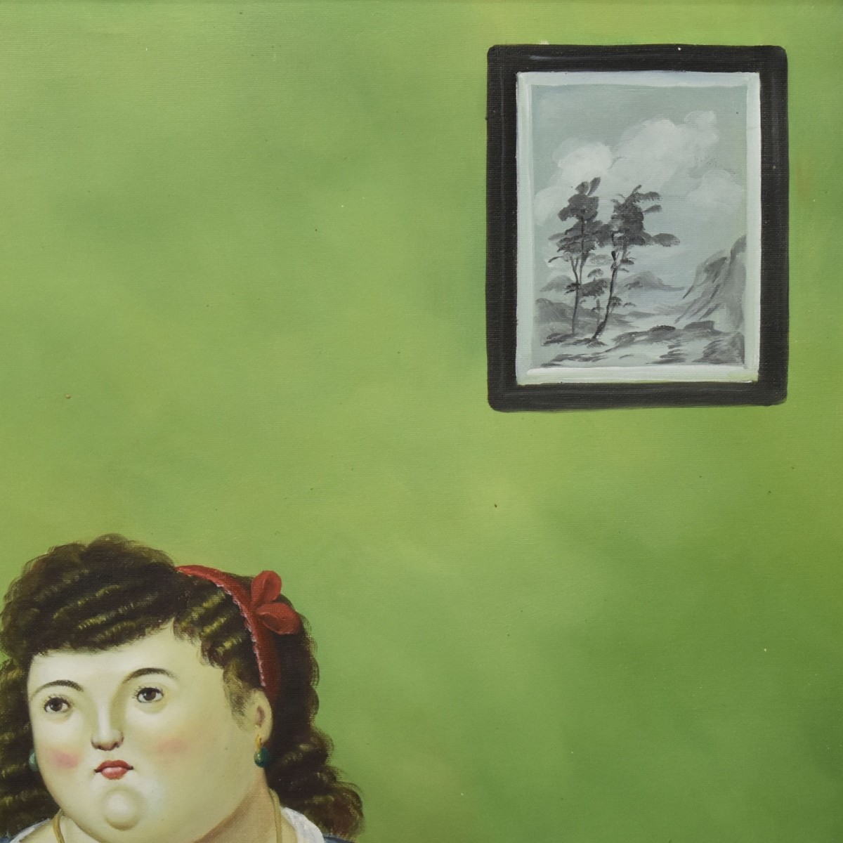 Luna Bruno Oil of Canvas