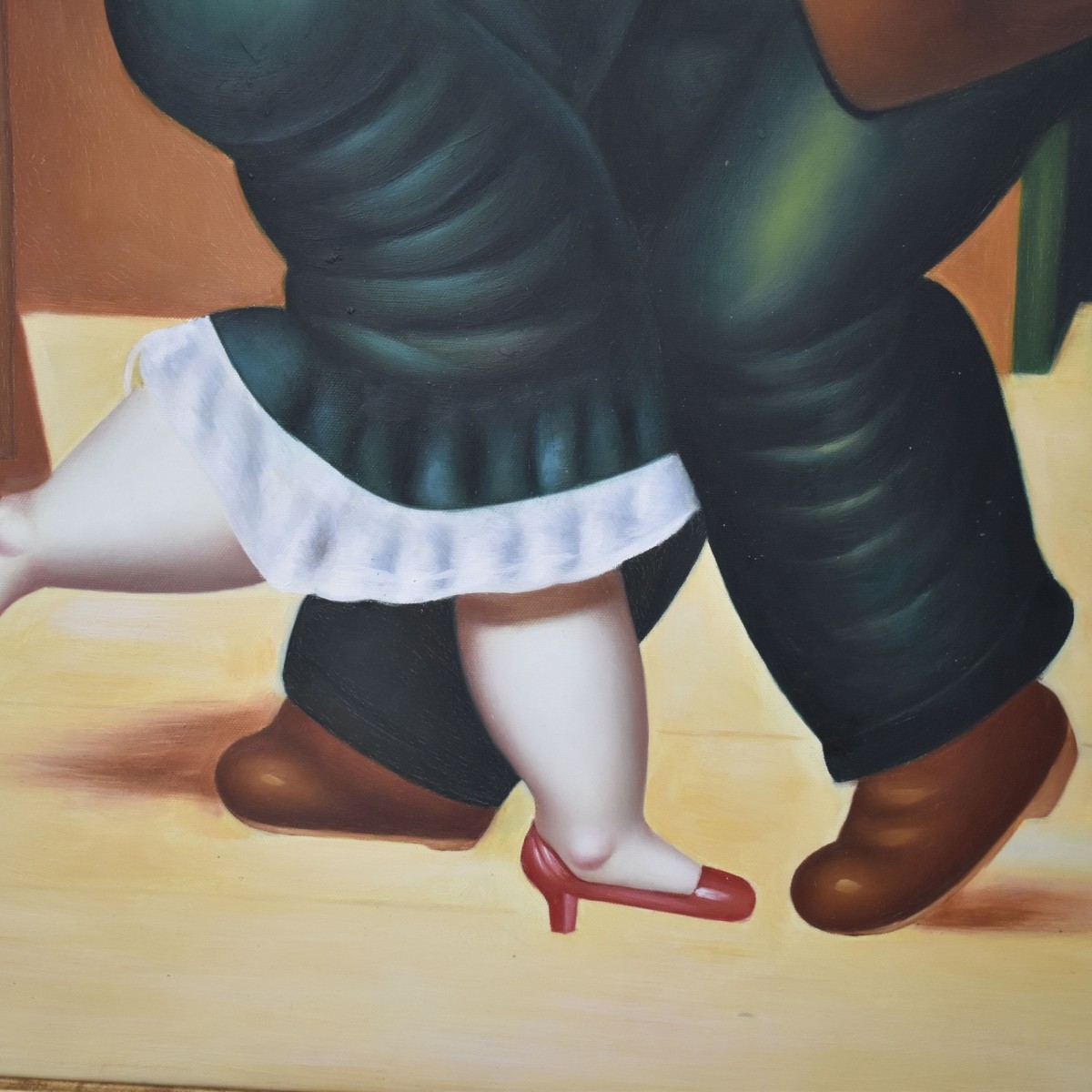 Oil on Canvas in the Style of Fernando Botero