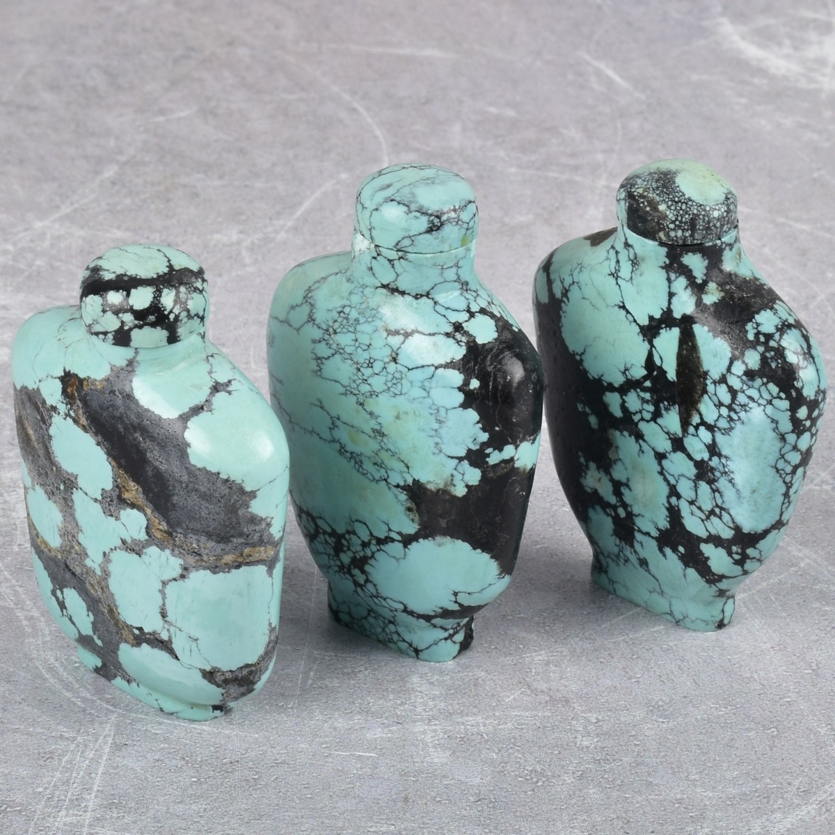 Asian Turquoise Snuff Bottles