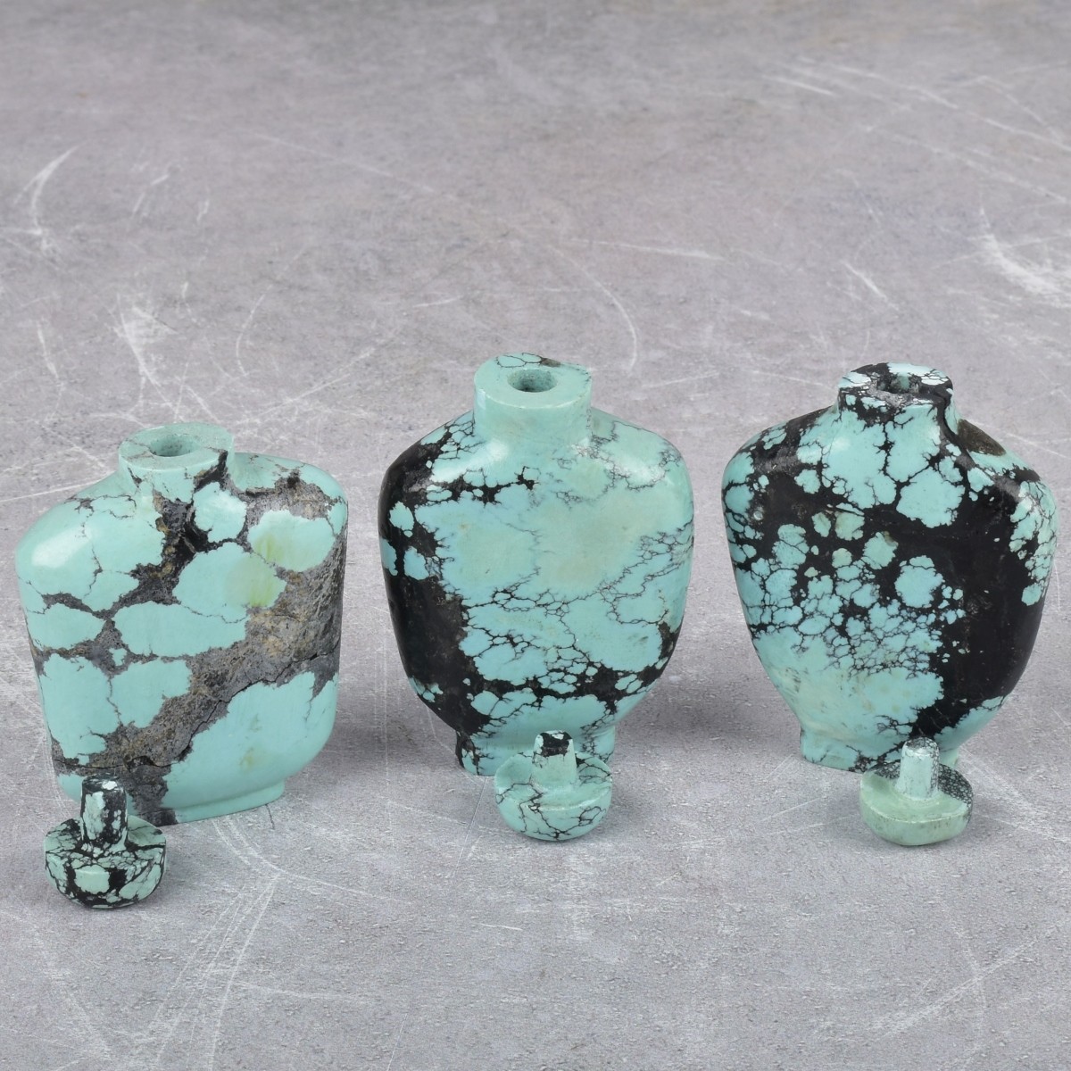 Asian Turquoise Snuff Bottles