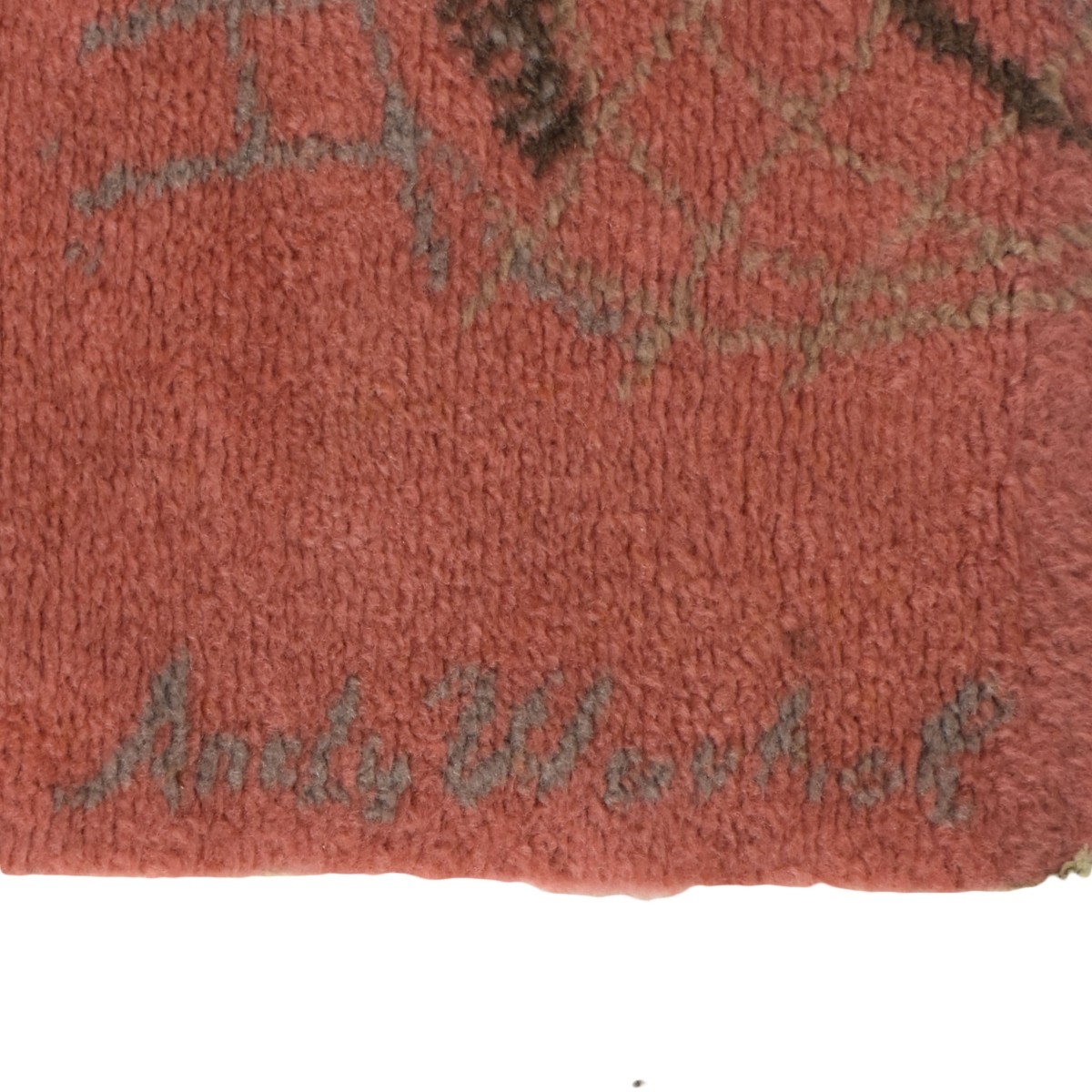 Vintage Andy Warhol "Red Elvis-1962" Rug