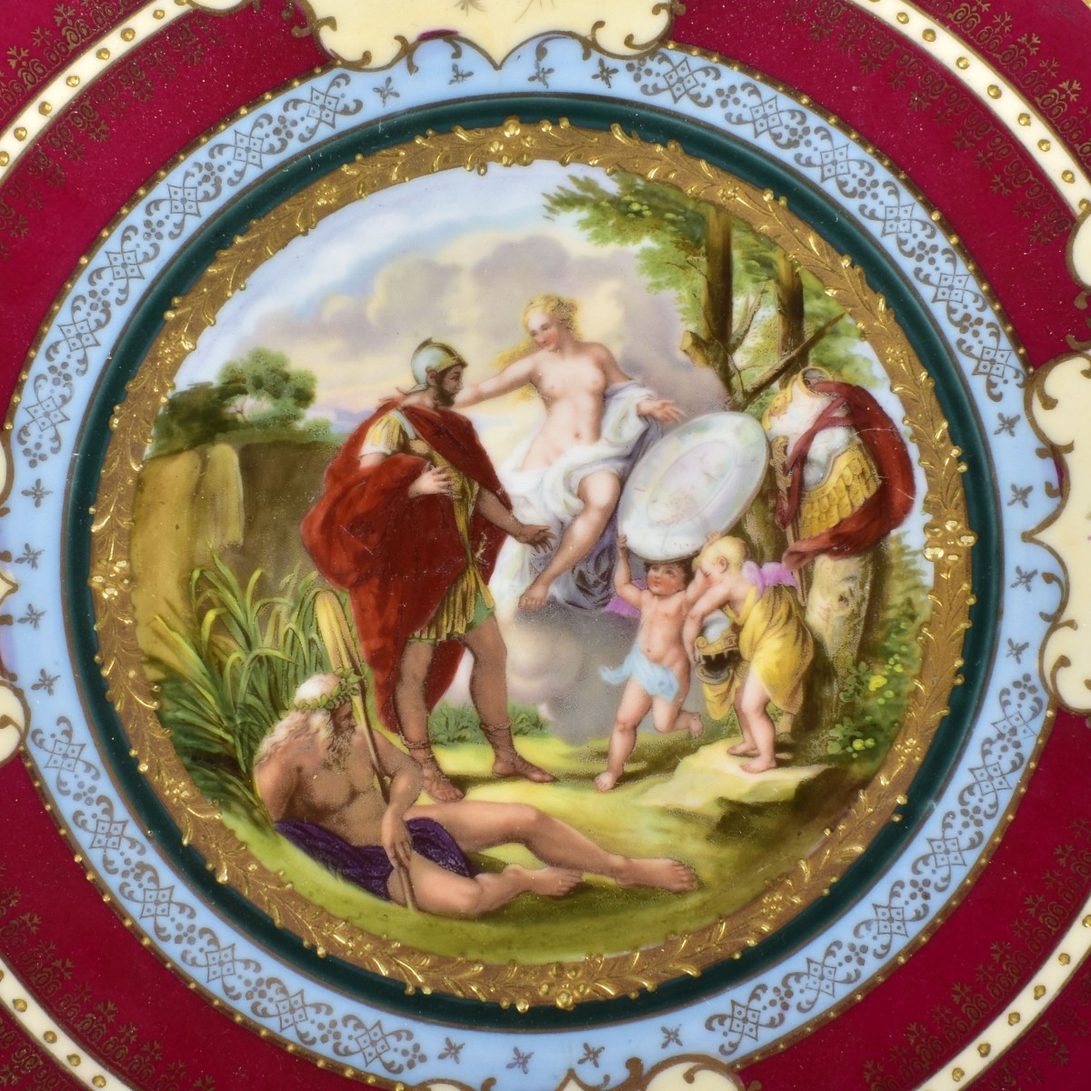 Two Antique Porcelain Tableware