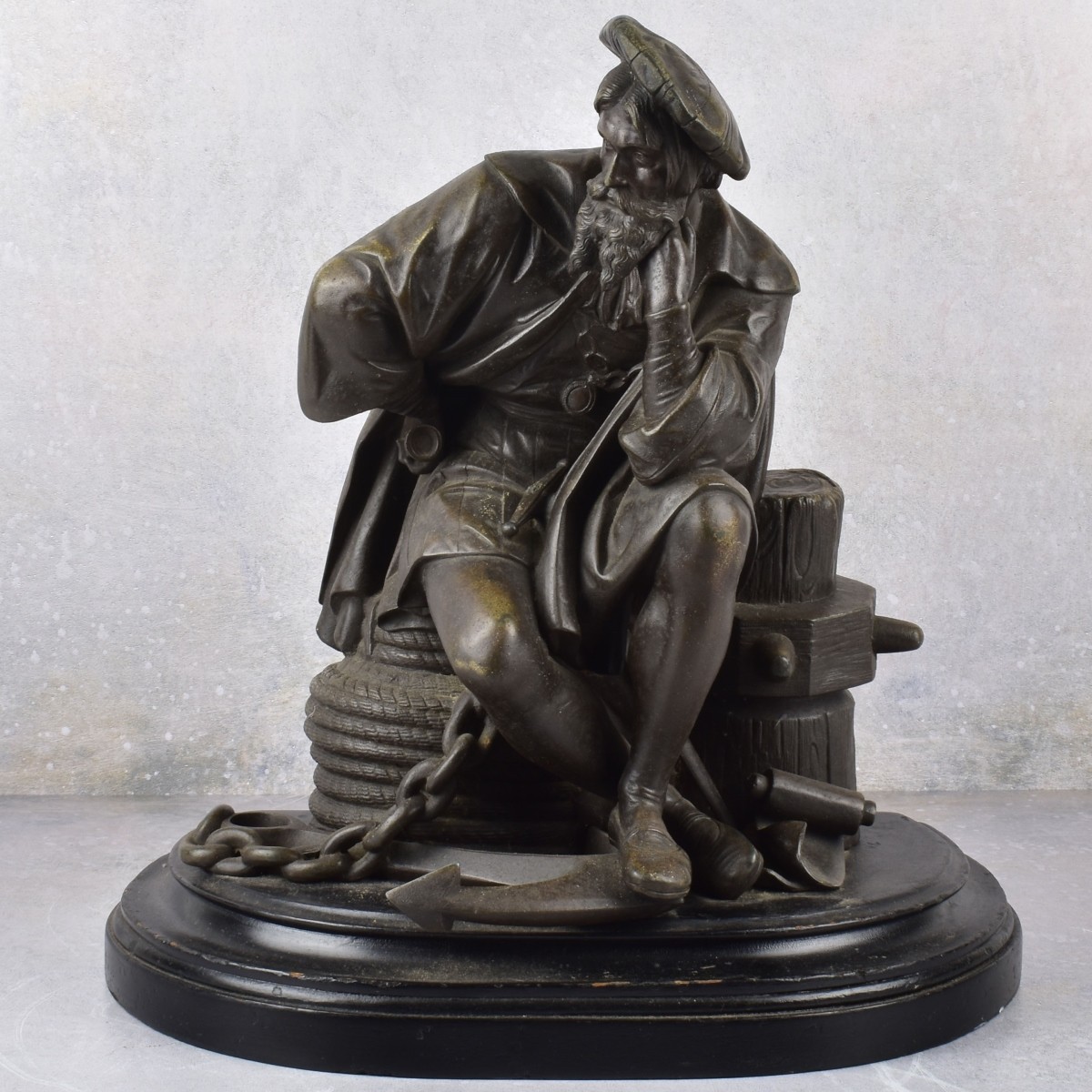 Bronze Figure of Christopher Columbus Sculpture
