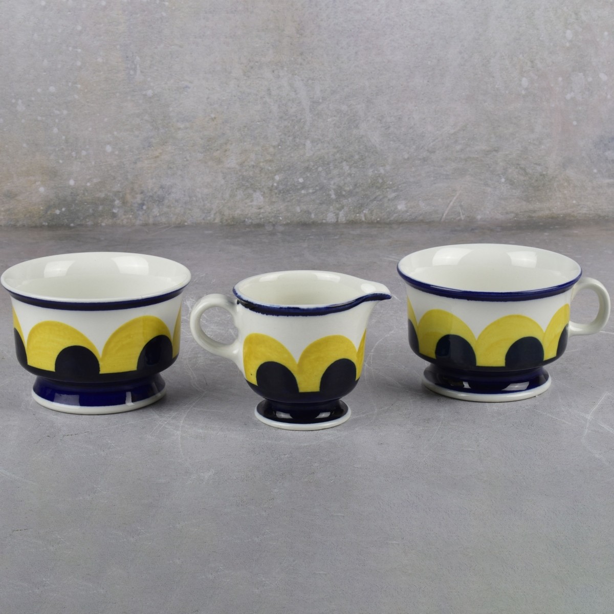 Vintage Arabic Finland Hand Painted Dinner Service