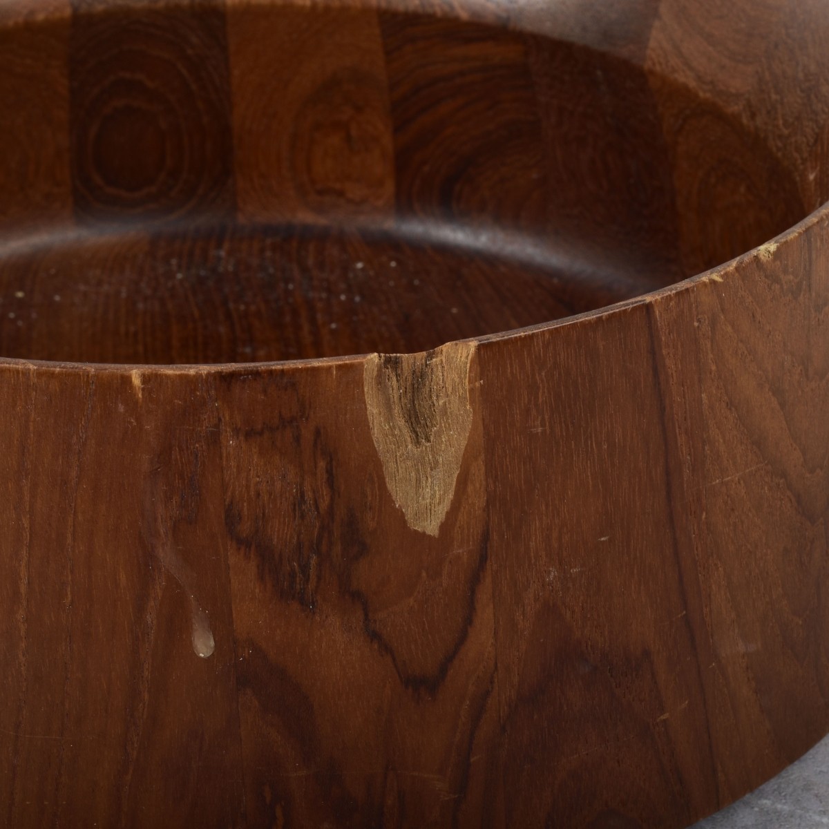 Box Lot of Dansk Dark Wood Pieces