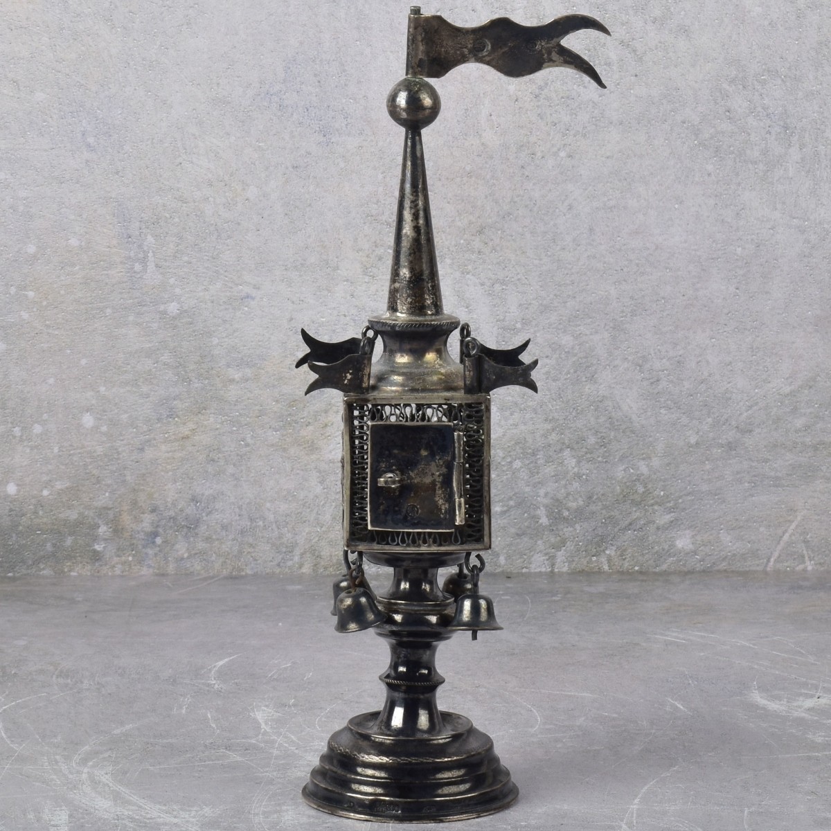 Judaica Russian Silver Jewish Spice Tower
