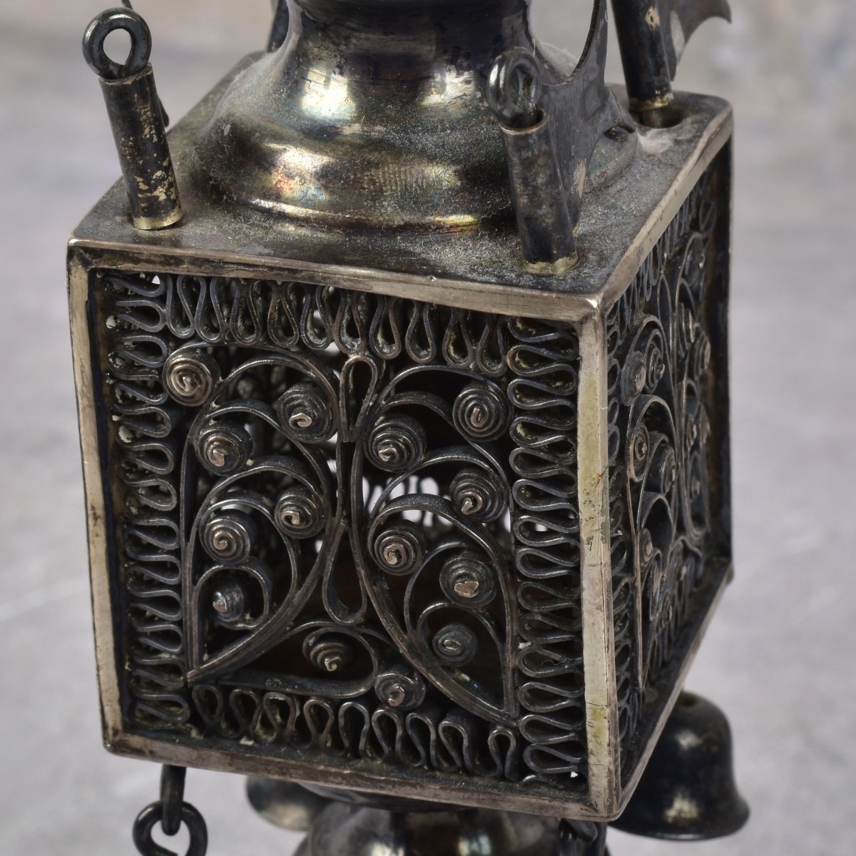 Judaica Russian Silver Jewish Spice Tower